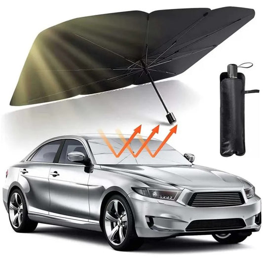 Car Sun Shade Umbrella | Portable UV Protection Windshield Shade for Car Interior
