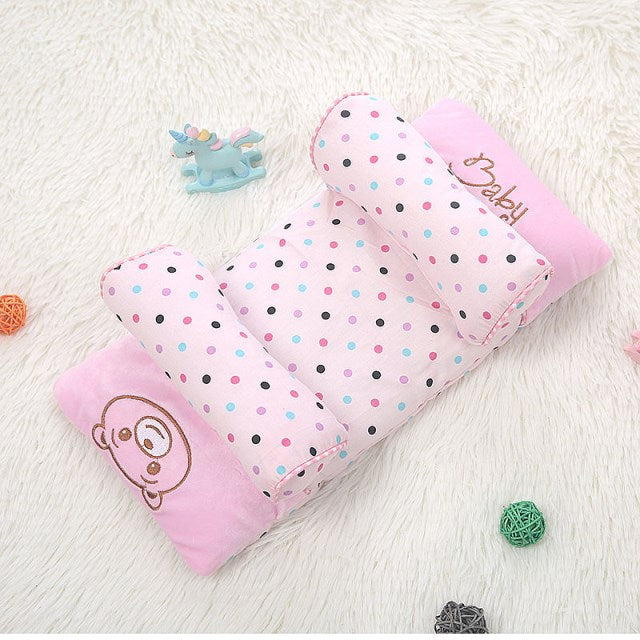 Baby Head Shaping Pillow | Newborn Flat Head Prevention Pillow for Crib, Car Seat & Stroller