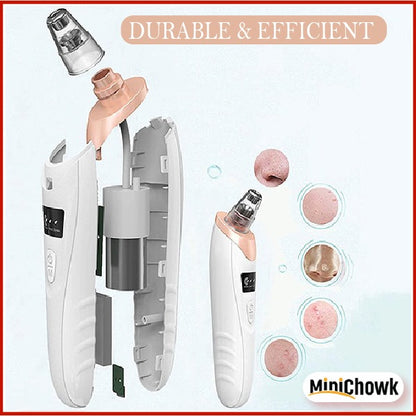 5 in 1 Derma Suction Blackhead Remover | Electric Pore Vacuum & Acne Cleaner for Face