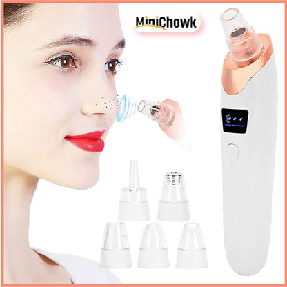 5 in 1 Derma Suction Blackhead Remover | Electric Pore Vacuum & Acne Cleaner for Face