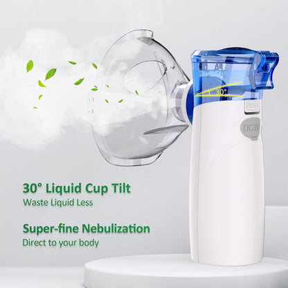 Mesh Nebulizer Machine for Kids & Adults | Portable Silent Nebulizer for Asthma & Breathing