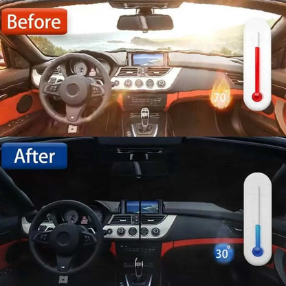 Car Sun Shade Umbrella | Portable UV Protection Windshield Shade for Car Interior