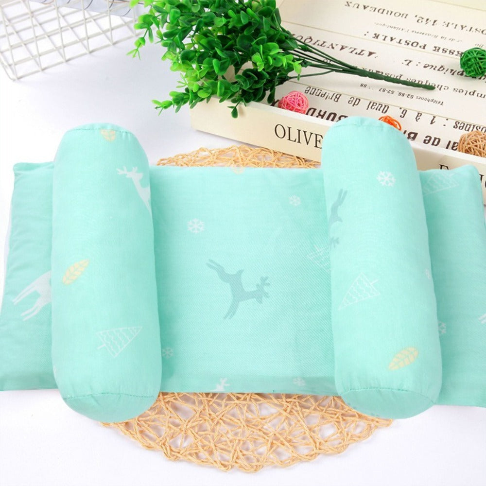 Baby Head Shaping Pillow | Newborn Flat Head Prevention Pillow for Crib, Car Seat & Stroller