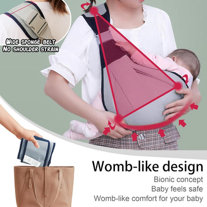 Ergonomic Baby Carrier Belt | Breathable Hip Seat Sling for Newborns & Toddlers