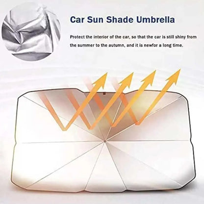 Car Sun Shade Umbrella | Portable UV Protection Windshield Shade for Car Interior