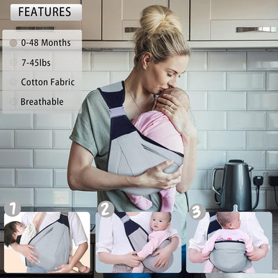 Ergonomic Baby Carrier Belt | Breathable Hip Seat Sling for Newborns & Toddlers