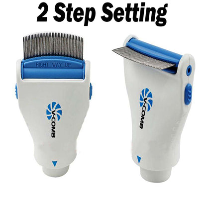 V Comb Electric Lice Removal Machine | Effective Head Lice, Nit & Dandruff Treatment