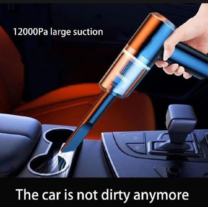 Car Vacuum Cleaner | 3-in-1 Wireless Handheld Vacuum & Air Blower for Car, Home & Laptop
