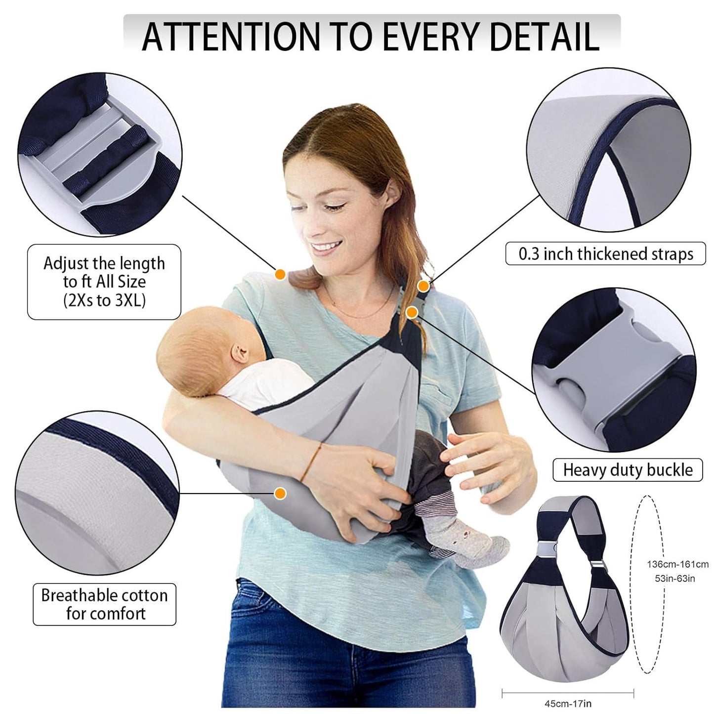 Ergonomic Baby Carrier Belt | Breathable Hip Seat Sling for Newborns & Toddlers
