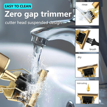 Vintage T9 Trimmer for Men | Electric Hair & Beard Trimmer Machine USB Rechargeable