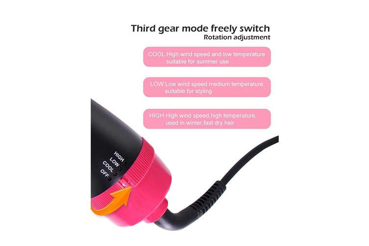 One Step Hair Dryer & Volumizer | 3 in 1 Hot Air Brush for Straightening, Curling & Drying