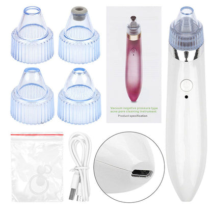 5 in 1 Derma Suction Blackhead Remover | Electric Pore Vacuum & Acne Cleaner for Face