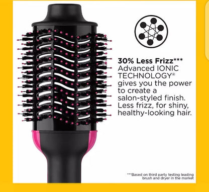 One Step Hair Dryer & Volumizer | 3 in 1 Hot Air Brush for Straightening, Curling & Drying
