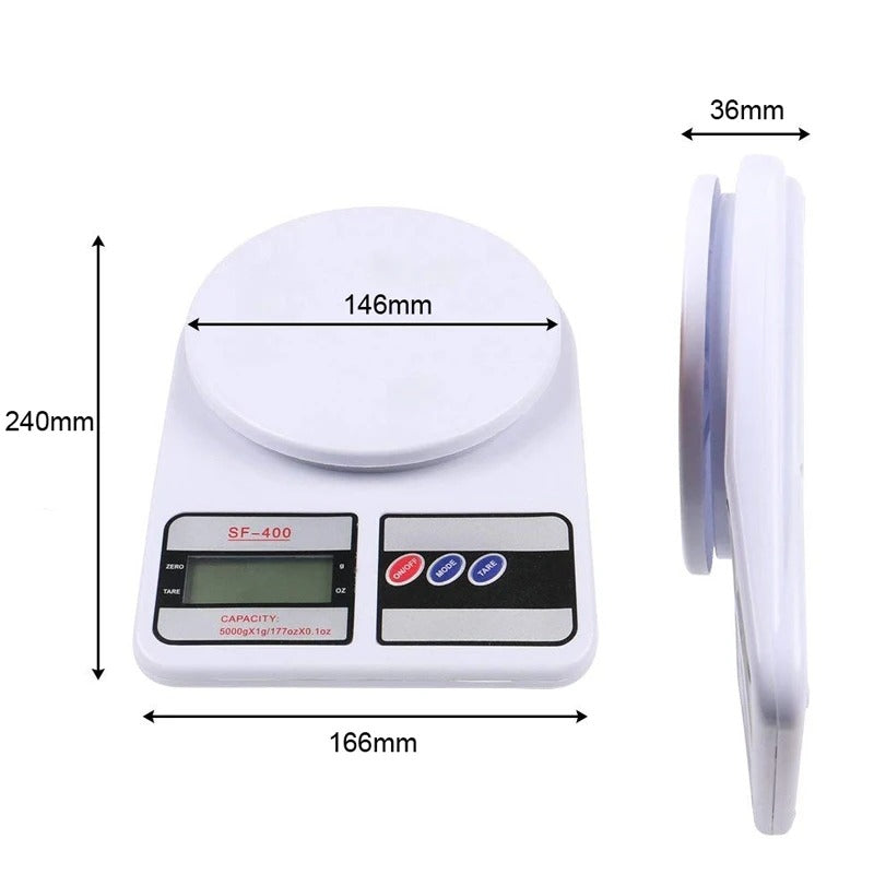 Digital Kitchen Weight Scale | High Precision Food Measuring Scale for Cooking & Baking