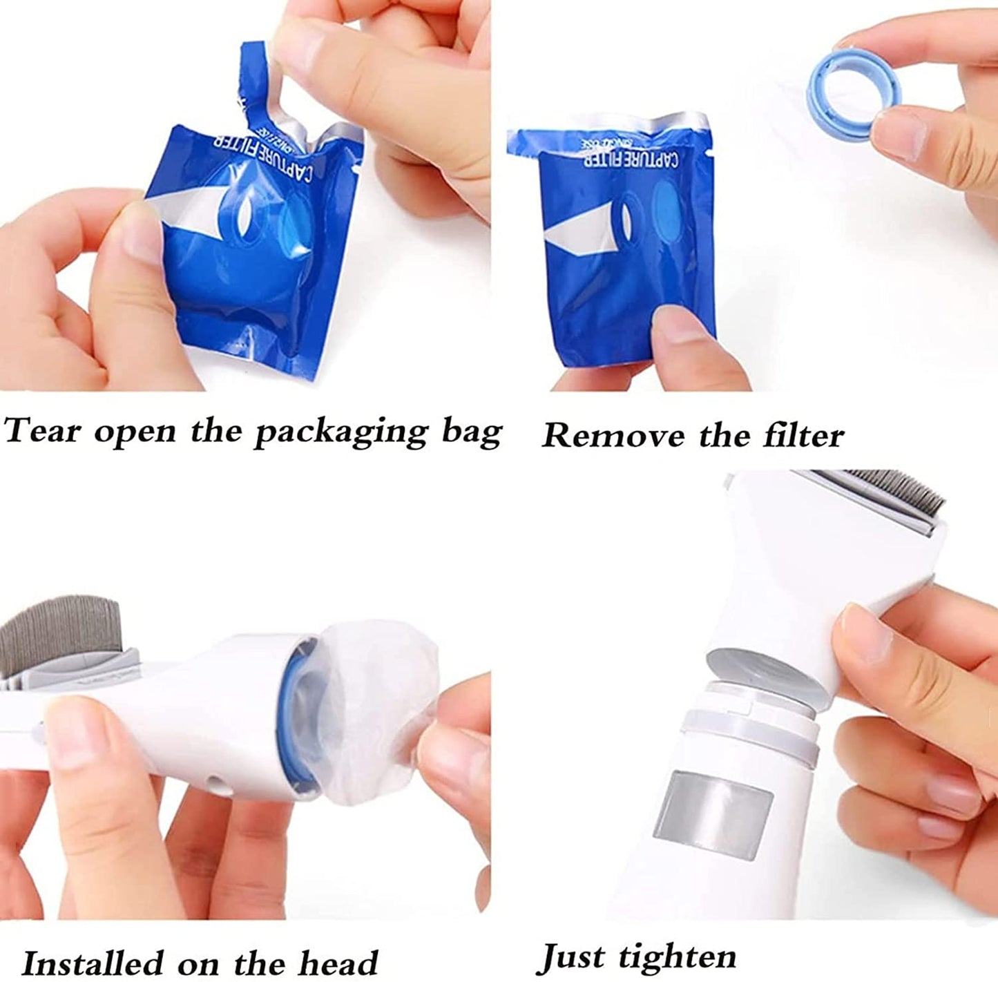 V Comb Electric Lice Removal Machine | Effective Head Lice, Nit & Dandruff Treatment