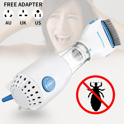 V Comb Electric Lice Removal Machine | Effective Head Lice, Nit & Dandruff Treatment