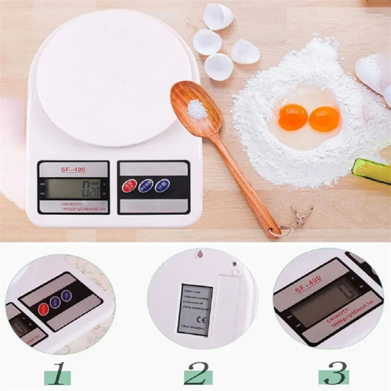 Digital Kitchen Weight Scale | High Precision Food Measuring Scale for Cooking & Baking
