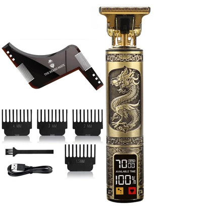 Vintage T9 Trimmer for Men | Electric Hair & Beard Trimmer Machine USB Rechargeable