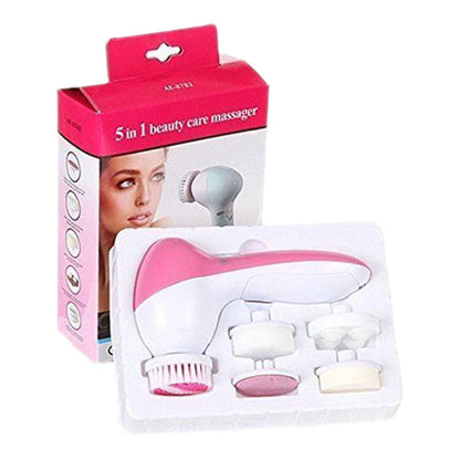 5 in 1 Facial Massager Machine | Electric Face Cleanser & Blackhead Remover for Women & Men
