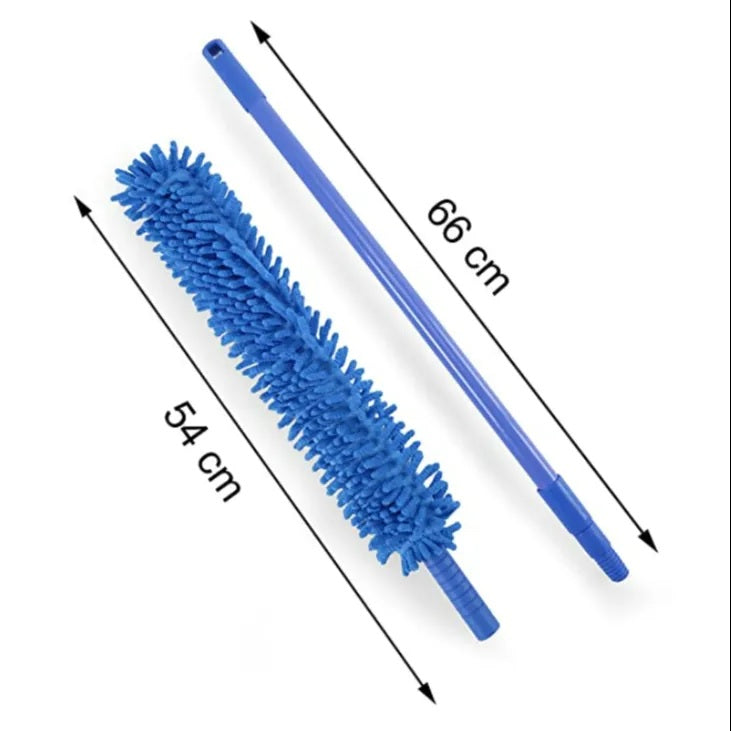 Microfiber Fan Duster with Telescopic Rod | Flexible Duster for Ceiling Fans & Hard-to-Reach Areas