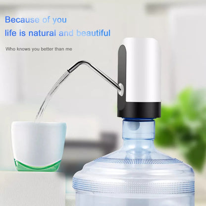 USB Rechargeable Electric Water Pump Dispenser | Portable Water Bottle Pump for Home & Office