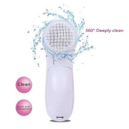 5 in 1 Facial Massager Machine | Electric Face Cleanser & Blackhead Remover for Women & Men